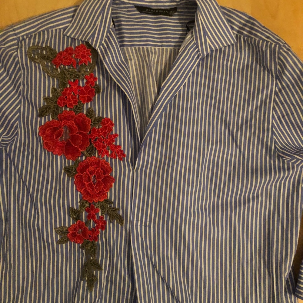 Zara embroidered tunic - Picture 3 of 8